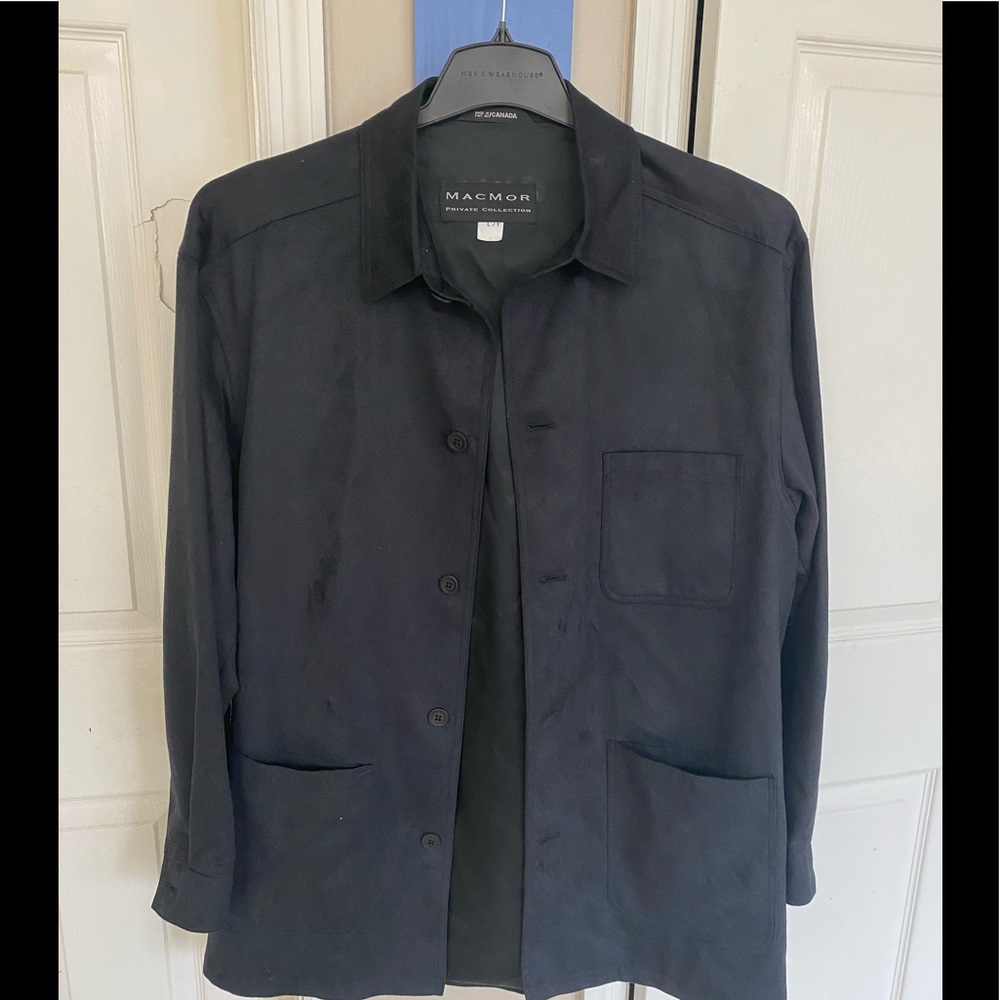 MACMOR Men’s Shirt Coat / Navy- Large- A Classic!